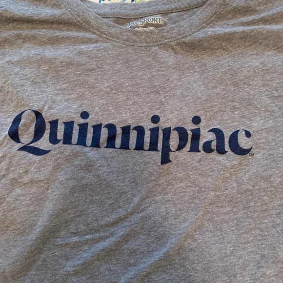 Quinnipiac University Gray Logo Tee - Picture 2 of 3